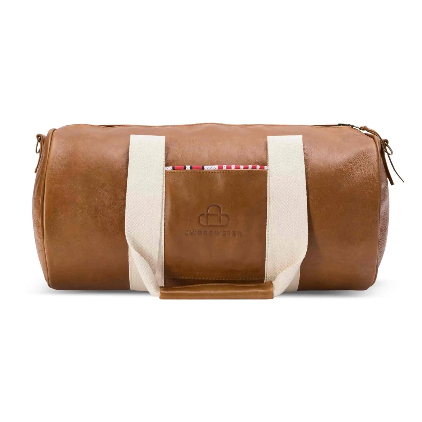 JW Brewster Leather Weekender Bags - Great for Gym or Travel